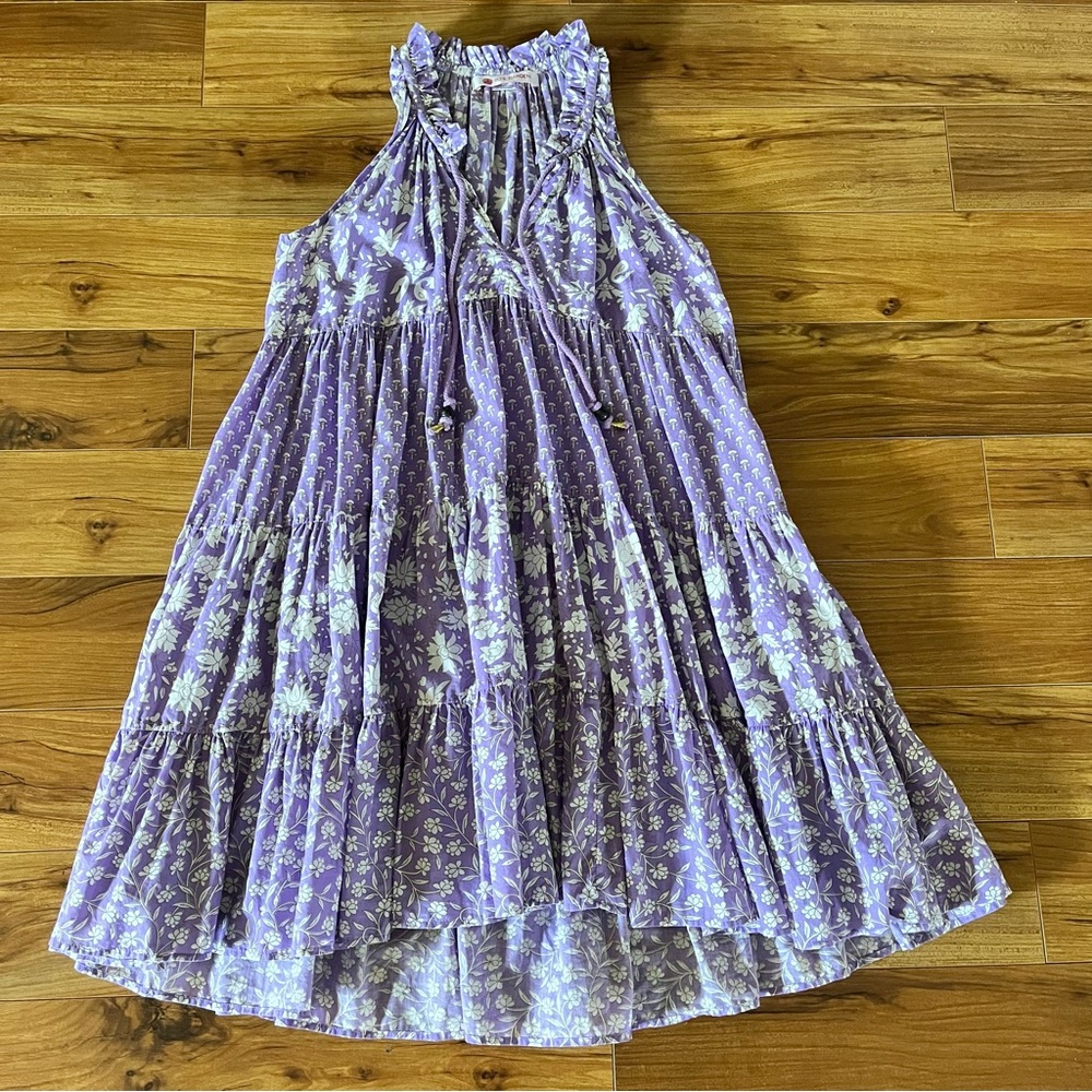 Ro's Garden Sofia Beaded Tunic Dress Medium - Picture 3 of 16